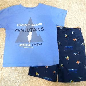 4T boys shorts outfit